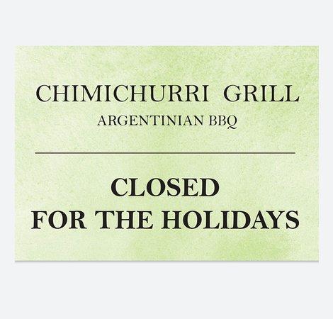 Chimichurri Grill. Argentinian BBQ