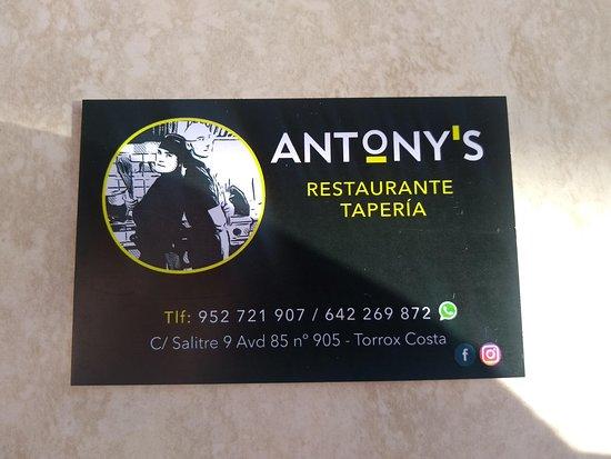 Pizzeria Restaurante Antony's