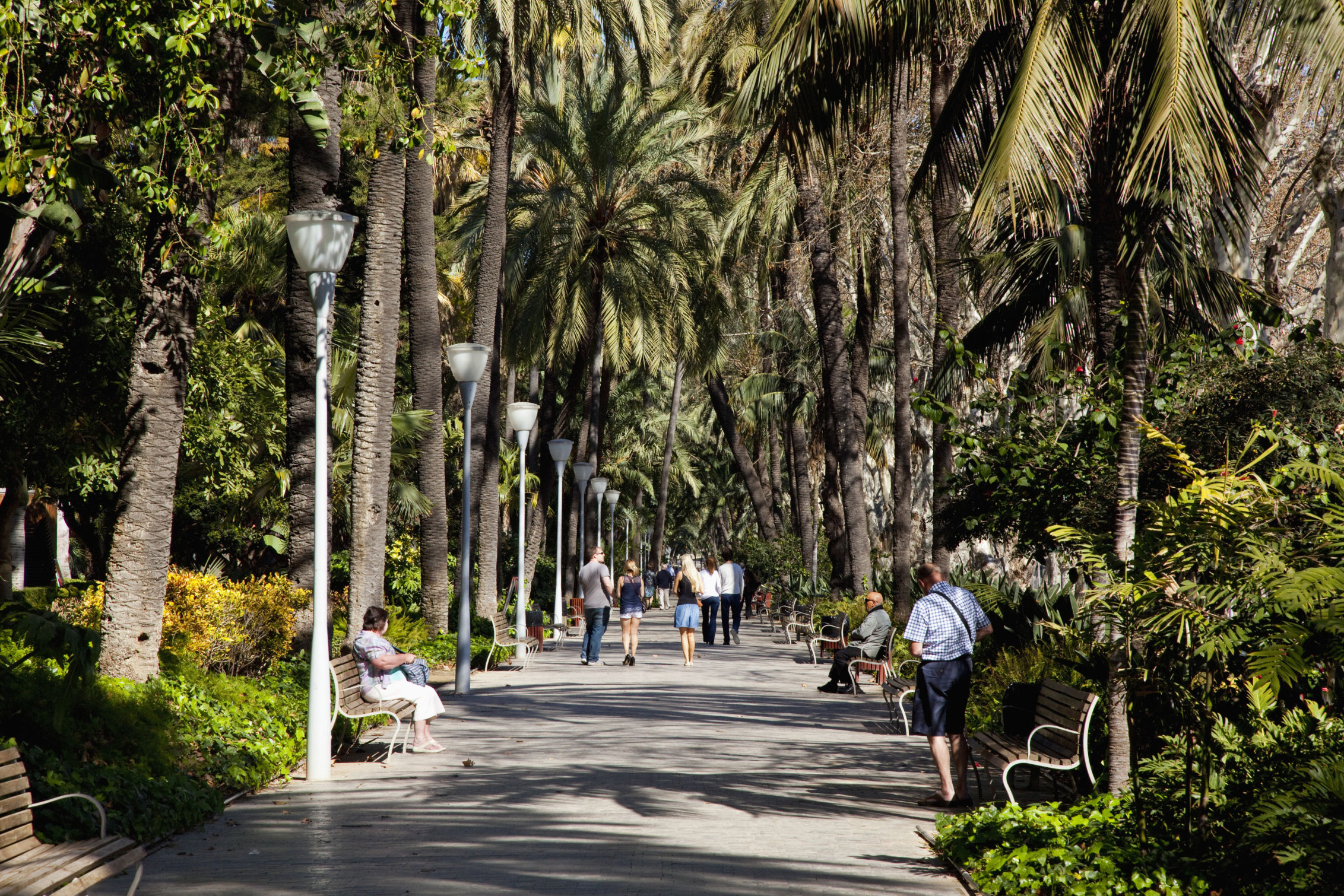 Senderismo en los Jardines de Gibralfaro
